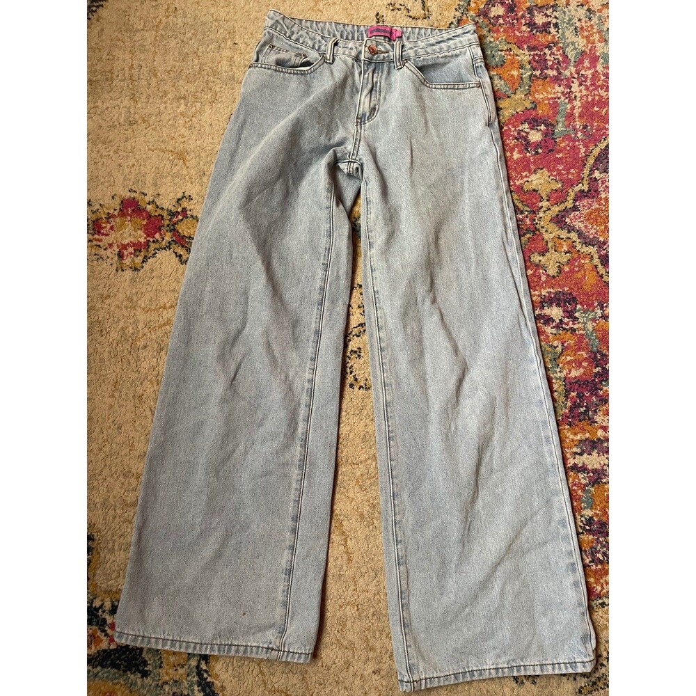 Edikted Women's Wide Leg Denim Jeans